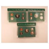 (3) 1995 United States Mint Proof Sets (3) 1995 United States Mint Proof Sets