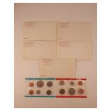(5) 1971 Uncirculated United States Coin Sets (5) 1971 Uncirculated United States Coin Sets