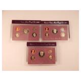 (3) 1989 United States Mint Proof Sets (3) 1989 United States Mint Proof Sets