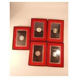 (5) 1971 Eisenhower United States Proof Dollars (5) 1971 Eisenhower United States Proof Dollars