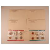 (5) 1972 Uncirculated United States Coin Sets