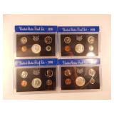 (3) 1970 United States Proof Sets (3) 1970 United States Proof Sets