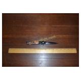 5" WOOD STILETTO STYLE LINER LOCK