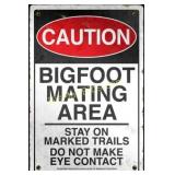 Bigfoot - ALUMINUM 7.75" x 11.75"