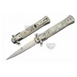 5' WHITE ORIGINAL STILETTO TYPE LINER LOCK