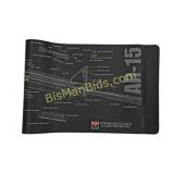 TEKMAT CUTAWAY RIFLE MAT AR15 BLK