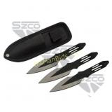 SZCO 5.5' 3 PIECE SILVER THROWING SET