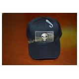 American Flag Punisher Cap - Black