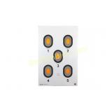 ACTION TGT ORG CENTER 5 BLSEYE 100PK