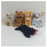Ty Beanie Babies Bears 5 Total