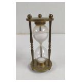Vintage Brass Roman Numerals Hourglass
