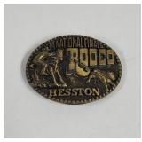1978 Heston National Finals Rodeo belt buckle