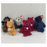 Ty Beanie Babies Bears 6 Total