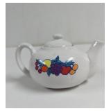Vintage Betallic inc Fruit motif Child's Teapot