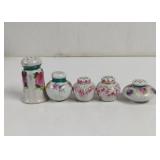 Vintage Floral Salt and Pepper Shakers