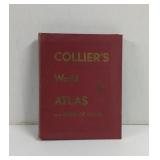Vintage Colliers World Atlas and book of facts