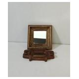 Vintage Mirrored wall decor square is wood other