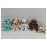 Ty Beanie Babies Bears 5 Total