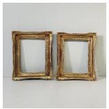 Vintage Composite mold gold tone frames