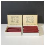 Williamsburg Handcrafted candles Tavern Red 6