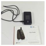 Vintage At&t LG CU400 Flip Phone With Charger and