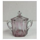 Vintage Amethyst Opalescent Flash Lidded Candy