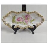 Vintage Harviland Limoges Floral Relish/Celery
