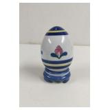 Decorative Hand Painted Porcelain Floral Egg with