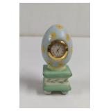Vintage Decorative Porcelain Egg Desk Clock Needs