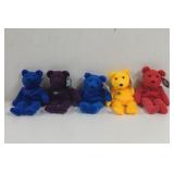 Salvino's Bamm Beano's Bear Beanies 5 Total