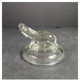 Vintage Jeannette Clear Glass Elephant