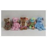 Ty Beanie Babies Bears 5 Total