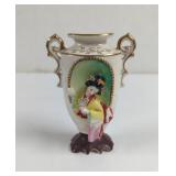 Vintage Oriental Geisha Vase