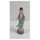 Vintage Quan Kwan Yin Famille Rose Mille Fleur