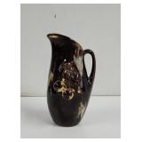 MCM Pitcher Brown Glaze Bronze tone Applied