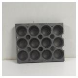 Vintage Wearever heavy aluminum muffin pan