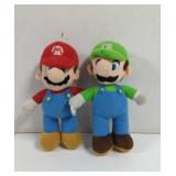 Mario Bros Mario and Luigi plush toys
