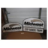 Midwest Seed Genetics metal signs (2)