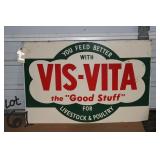 Vis-Vita Sign metal one sided