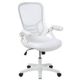 Flash Furniture High Back White Mesh Ergonomic Sw