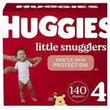 Baby Diapers Size 4 (22-37 lbs), 140ct, Huggies L