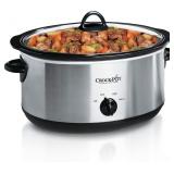 Crock-Pot 7-Quart Oval Manual Slow Cooker | Stain
