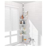 ADOVEL 4 Layer Corner Shower Caddy, Adjustable Sh
