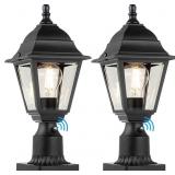 Dusk to Dawn Outdoor Post Lights, 2 Pack Waterpro