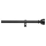 Amazon Basics 1-Inch Curtain Rod with Round Finia