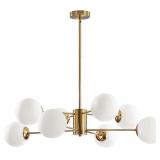 KCO Lighting 8-Light Glass Sputnik Chandelier Lig