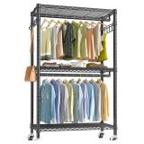 VIPEK V12 Heavy Duty Rolling Garment Rack 3 Tiers