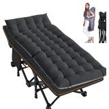 LILYPELLE Folding Camping Cot, Heavy Duty Sleepin