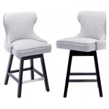 BTEXPERT Breathable Mid-Century Modern Linen Fabr