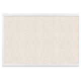 U Brands Farmhouse Linen Bulletin Board, 30 x 20